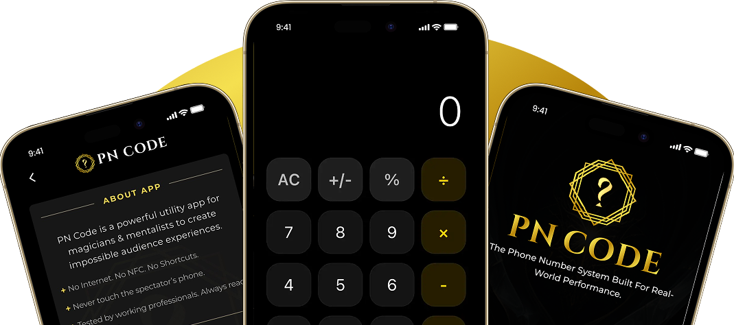 PN Code App Screens